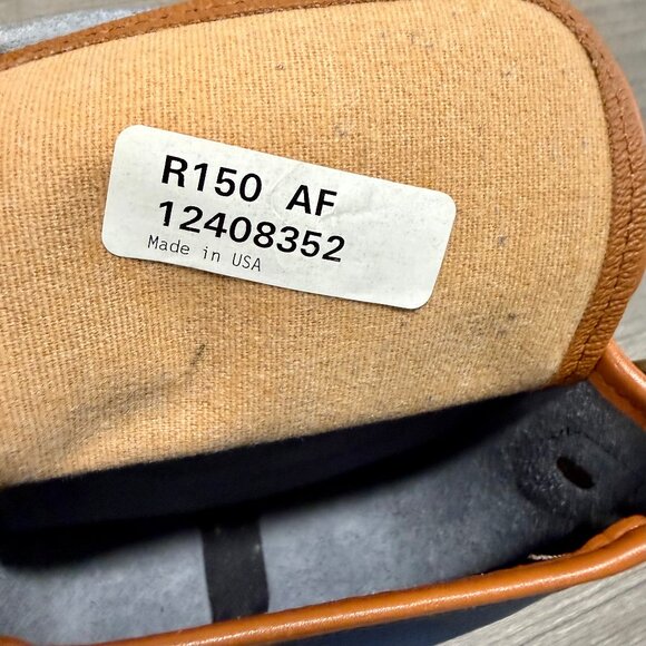 VINTAGE Dooney & Bourke R150 Small Cavalry Bag - Navy AWL - No Strap - Picture 4 of 7